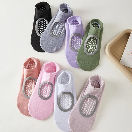 lot de 8 paires de chaussettes antidérapantes indoor – Yoga, Pilates, Fitness